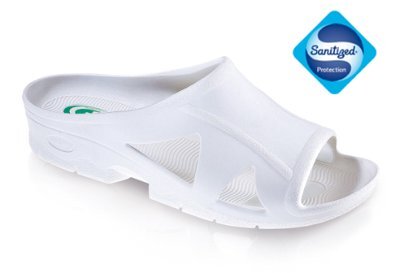 Bio-Slipper, weiß>>>>Gr. 40