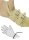 Handgelenkriemen Nr.424 Gr.16,links gef.m.Stoff aus Leder,
