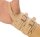 Handgelenkriemen Nr.424 Gr.21,links gef.m.Stoff aus Leder,