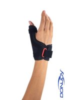 Daumenorthese DONJOY ErgoForm schwarz-rot>>>>Gr. 1
