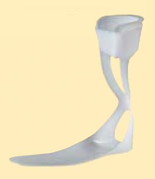 Unterschenkelorthese Dorsalex für Herren Schuhgröße 38 bis 45, lang, weiß>>>>links