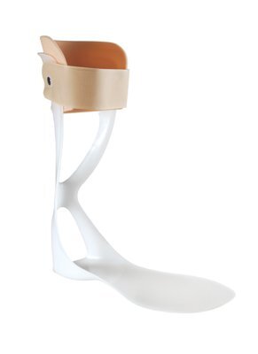 AFO Leaf Spring Fußheberorthese weiß>>>>Gr. S/M links