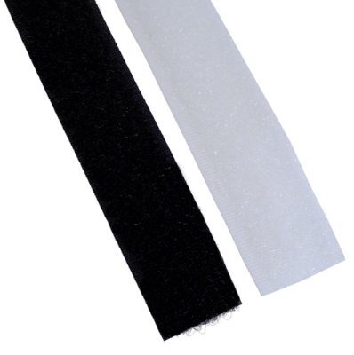 Flauschband 30mmx25m weiß,