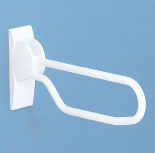 Hochklappbarer Stützklappgriff,weiß 90cm(OXYON-WOLFF),
