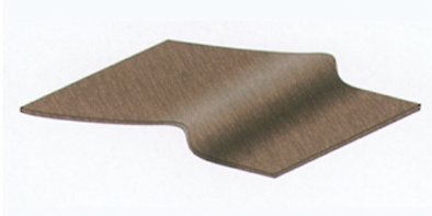 Viledon ca.100x150cm 0,5mm,beige(AFT),