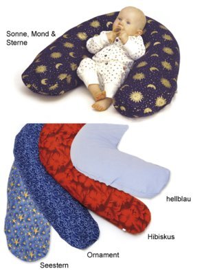 Bezug für Lagerungskissen Sissel Comfort 195x35 cm>>>>Ausf.: Baumwolle Farbe: hellblau
