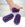 SISSEL Spiky Body Roll 2er-Set,violett,
