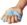 SISSEL Theraputty Flex,Therapieknete 85g x-stark,blau,