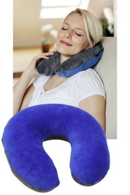 SISSEL Buchi Soft Nacken-,Hörnchen,blau/grau,