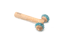 SISSEL Fit Massageroller,T-Roller, holz-blau>>>>
