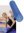 SISSEL Pilates Roller Pro 15x,100cm inkl.Übungsposter,blau,