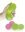 SISSEL Twin Grip Set,pink u.,grün,