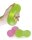 SISSEL Handtrainer Twin Grip Set, pink und grün>>>>