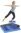 SISSEL Balancefit Pad,50x41x6cm,schwarz marmoriert,