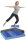 SISSEL Balancefit Pad,50x41x6cm,schwarz marmoriert,