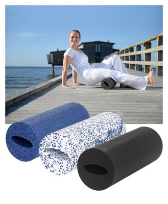 Myofascia Roller Sissel ca.40x15cm>>>>Ausf.: soft  Farbe: weiß/blau
