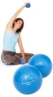 SISSEL Pilates Toning Ball ca.,900g,2er-Set,blau,
