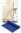 SISSEL Yoga Matte 180x60x0,4cm,royalblau,