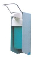 Armhebel-Wandspender mit kurzem Hebel und Leerflasche, 500 ml>>>>