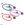 Colorscop-Stethoskop Duo,55cm pink,
