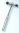 Neurologischer Reflexhammer,m.Metallgriff nach Buck,