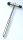 Neurologischer Reflexhammer,m.Metallgriff nach Buck,