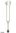 Stimmgabel mit Plastikfuß nach Rydel Seiffer c128/c64 Hz>>>>