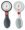 boso profitest m.Manometer,60mm Einschlauch weiß,