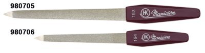 Saphir-Formfeile mit hohlem Blatt, 17cm spitz>>>>