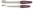 Saphir-Formfeile mit hohlem Blatt, 17cm...