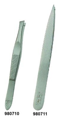 Pinzette 9cm spitz,(Hans Kniebes),