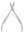 Eckenzange 13,5cm m.,Doppelfeder(Hans Kniebes),