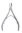 Hautzange 10,5cm m.Doppelfeder,(Hans Kniebes),