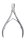 Hautzange 10,5cm m.Doppelfeder,(Hans Kniebes),