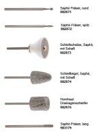PROMED Schleifscheibe/Saphir,m.Schaft,
