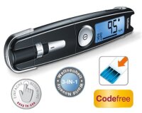 Blutzuckermeßgerät GL50(mg/dL),3-in-1...