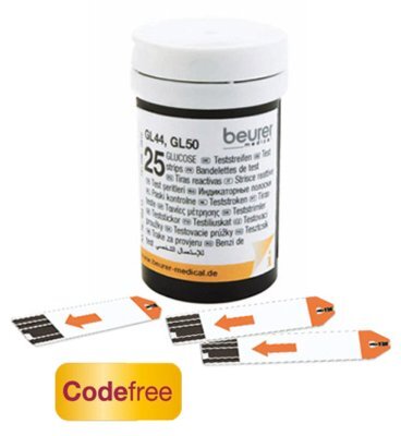 Blutzuckerteststreifen für GL44/GL50 (VPE: 50)>>>>