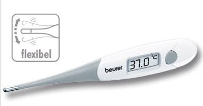 Express-Thermometer FT 15/1 mit flexibler Messspitze, weiß>>>>