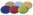 Latexkissen m.Frotteebezug,oval ca.40x60cm bordeaux,