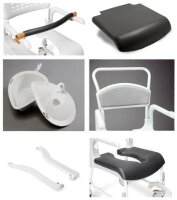 Eimerhalter für Dusch- und Toilettenrollstuhl Clean...
