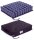 Sitzkissen DECprotect mit 2 Ventilen, schwarz>>>>Ausf.: Höhe 6 cm 44 x 40 cm