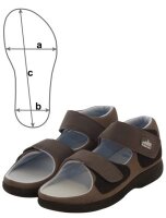 Therapieschuh KONSTANZ braun>>>>Gr. 40