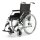 Rollstuhl Budget 9.050, Steckachse, TrBr, Seitenteile 577, silverline, PU>>>>SB 40 cm