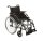 Rollstuhl Action 2 NG mit Seitenteil lang, mit Trommelbremse silbergrau>>>>SB 38 cm