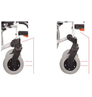CANEO S SB45 Kombiarml.,PU,m.,TB,elfenbein Rollstuhl