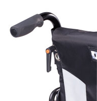 Leichtgewichtrollstuhl CANEO S mit Kombiarmlehnen, und Trommelbremse PU elfenbein>>>>SB 51 cm