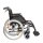 Leichtgewichtrollstuhl Tomtar MR-LG mit Kombiarmlehne, PU mangan grey metallic>>>>SB 42 cm