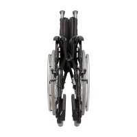 Leichtgewichtrollstuhl Tomtar MR-LG mit Kombiarmlehne, PU mangan grey metallic>>>>SB 51 cm