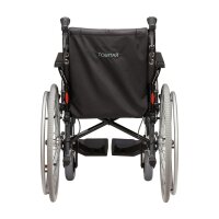 Leichtgewichtrollstuhl Tomtar MR-LG mit Trommelbremse, Kombiarmlehne, PU mangan grey metallic>>>>SB 42 cm