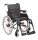 Leichtgewichtrollstuhl Tomtar MR-LG mit Trommelbremse, Kombiarmlehne, PU mangan grey metallic>>>>SB 51 cm